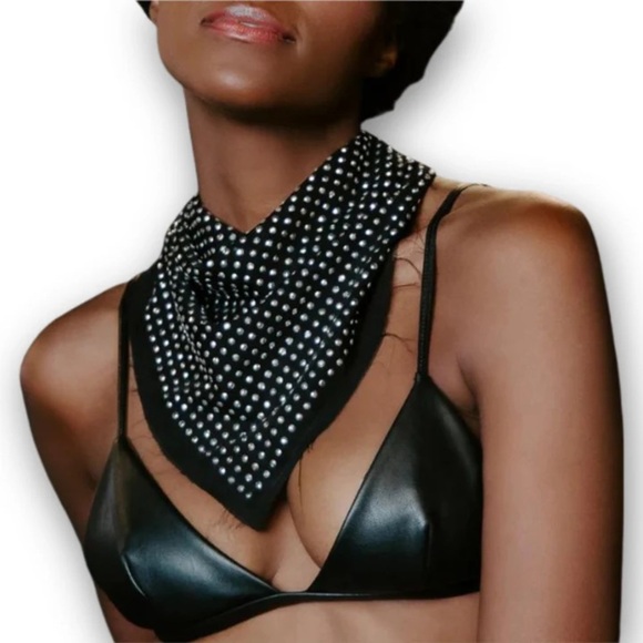 DanielxDiamond Scarf Rhinestone Bandana - Picture 1 of 10